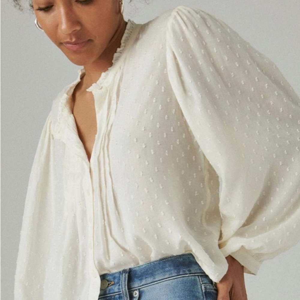 NWT lucky brand soft blouse